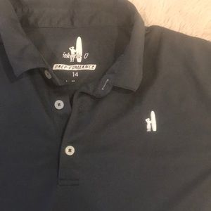 Johnny-O Short sleeve golf shirt. Size 14 boys